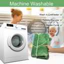 HAOCOO Area Rugs 2'x3' Leaves Velveteen Green Bath Mat Non-Slip Soft Bathroom Rugs Luxury Microfiber Bath Rug Machine Washable Door Carpet for Doormats Tub Shower Christmas Decor