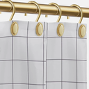 New-Gold Shower Curtain Hooks. 12pcs