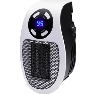 Brightown Wall Plug In Heater 450W, Portable Outlet Heater, Clear LED Display, Small Wall Heaters for Indoor Use with Adjustable Thermostat and 12H Timer for Bathroom Room Office