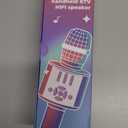 Amazmic Toys for Girls, Kids Karaoke Microphone Toddler Microphone for Kids with Lights, for Girls, Birthday New Year Party Boys Toy Age 3 4 5 6 7 8+(Light Purple)