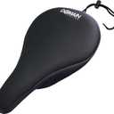 Domain Cycling Bike Seat Cushion - Ultimate Comfort, Fits Peloton Seat Cushion and Most Exercise and Spin Bikes, Padded Gel Bike Seat Cover to Make Peloton Bicycle Seat Comfortable, 10.5x7