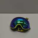 COPOZZ Ski Goggles, G1 OTG Snowboard Snow Goggles for Men Women Youth, Interchangeable Double Layer Anti Fog UV Protection (G1-green Frame Green Lens(vlt 24.7%))