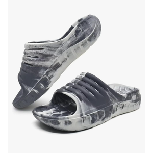 GPOS Mens Sport Recovery Sandals Plantar Fasciitis Thick Cushion Slides Sandals Lightweight Comfort Orthotic Slippers 11