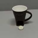 Fondue Cup, Chocolate Melting Fondue Mugs Set of with Forks and Candle, Ceramic Chocolate Melting Cup, Mini Chocolate Fondue Cups Set For Date Night Birthday Wedding Gifts (Coffee)