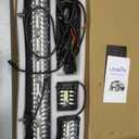 20Inch LED Light Bar and 4Inch LED Cube Pods Lights Kit with Wiring Harness Rocker Switch Spot Flood Combo Triple Row Off Road Driving Work Lights Bar for Pickup SUV UTV ATV Truck Tractor Boat