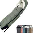 Universal Pushchair Footmuff for Babyzen YOYO/YOYO2 & Bugaboo, Waterproof Fabric Base, Easy-Clean, Warm Foot Cover for Strollers (Olive)