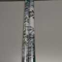 2 x Window Privacy Film with Cutting Grid, Non-Adhesive Stained Glass Window Film Decorative, Static Cling Privacy Window Film (Leaf Rainbow,17.5 X 78.7 inch)