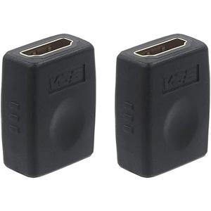 VCE HDMI Coupler HDMI Female to Female Connector 3D 4K Extension Adapter Compatible with PCs and Xbox One，WallMounted TVs and TV Sticks, 2Pack