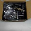 Kwikset Casey Interior Passage Door Handle, Lever For Closet and Hallway Doors, Reversible Non-Locking Handle Lever, Matte Black , with Microban Protection (1 Pack)