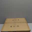 KCO Lighting White Ribbed Glass Flush Mount Ceiling Light Large Milk Glass Ceiling Lights Round LED Semi Flush Mount Ceiling Light Fixture Contemporary Hallway Ceiling Lighting