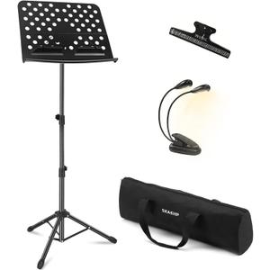 Professional Music Stand for Sheet Music, Portable Music Stand