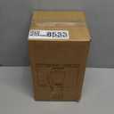 5 Pack Black Chandelier Shades, 4" Top x 6" Bottom x 6" High Barrel Lamp Shade, 4x6x6 Inch Linen Fabric, Perfect Fit for 5-Light Pendant Light Wall Sconce, Clip On Bulb E12 Socket (Set of 5)