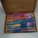 Potchen 24 Pcs K Pop Drinking Straws Kpop Themed Party Supplies K Pop Straws Purple Kpop Party Favors for Popular Singer 80s Y2k Girl Women Fans Birthday
