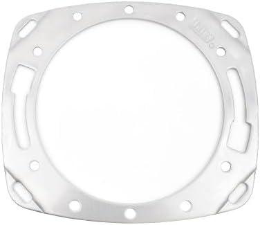 Oatey Fix-It Stainless Steel Flange Repair Ring, Adjustable Toilet Flange Repair Kit for Broken or Cracked Mounting Flanges, Secure Seal