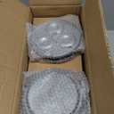 Mini Waffles Maker with 8 Removable Plates, 4 in 1 Double Small Waffle Maker Mini- Classic Waffle, Heart Waffle, Griddle, Donut, 5" Non Stick Waffle Iron for Kids and Families, Black