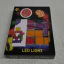 7 PCS Stackable Night Light 3D Puzzles Toy 7 Colors Magic Blocks Induction Interlocking LED Novelty Desk Lamp Lighting DIY for Teens and Adults Home Deco Great Gift for Birthday