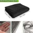 20 x 10 Ft Mosquito Netting for Garden Patio, Breathable Mesh Net for Bird and Insect Protection, Plant Cover for Vegetables, Fruits and Flowers, 3x6m Black