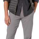 Amazon Essentials Men's Straight-Fit Casual Stretch Khaki, Dark Grey, 34W x 30L (Gray)