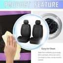 4PCS Cooling Car Seat Covers,Breathable Front Seat Covers with Mesh Construction and Foam Padding,Car Seat Protector to Reduce Back Sweating,Universal Car Interior for Car SUV (Purple)