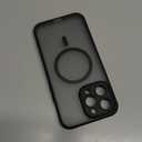 TOCOL for iPhone 14 Pro Max Case, Compatible with Magsafe, Drop Protection, Upgraded Full Camera Protection, Translucent Magnetic Matte Phone Case for iPhone 14 Pro Max 6.7 inch (Black)