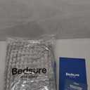 Bedsure Almohadilla trmica elctrica con peso para la espalda, para calambres, masajeador de hombros con vibracin, apagado automtico, 6.3 libras, 20 x 24 pulgadas, gris