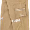 Boys Cargo Jogger Pants - Elastic Waist Casual Sweatpants, Teenage Relaxed Fit Workwear Pants with Pockets (12-13 Years, Khaki)