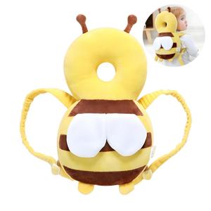 PandaEar Baby Head Protection Backpack, Toddler Walking Head Protector, Adjustable Head Protector Pad Safety Cushion (Yellow)