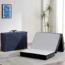 Odorless Foldable Mattress Medium Twin XL 80" x 38" x 6"
6 Inch Folding Foam Mattress With Storage Bag, Fiberglass Free Trifold Memory Foam Mattress for Murphy Bed, RV, Guest Bed