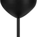 Lifecapido Stainless Steel Wine Glasses, 18oz Stainless Steel Stem Wine Goblets, Stemmed Metal Wine Glasses with Cup Brush for Party Office Anniversary, Great for Red White Wine (Black)