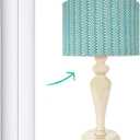 Styrene Sheet for Lampshade (17.5" Height x 40" Length) - Adhesive Roll for DIY Round Drum Lamp Shade - Repair Damaged Shades - Make a New Lampshade - Compatible with All Materials