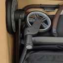 UPPAbaby Cruz V3 Stroller - from Birth + Car Seat Compatible - Full-Size, Reversible Seat - Infant Insert, Bug and Rain Shields Included - Ada - (Sandstone Mlange/Carbon Frame/Chestnut Leather)