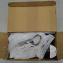 Electric Spin Scrubber, Cordless Shower Scrubber with Battery Level Display, 2 Speeds Electric Scrubber for Cleaning with 6 Replaceable Heads, Cleaning Brush for Bathroom/Sink/Window (White)