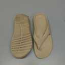 shevalues Orthopedic Sandals for Women Arch Support Recovery Flip Flops Pillow Soft Summer Beach Shoes (8.5-9 Women/7-7.5 Men, Nude)