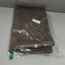 COSY HOMEER Edging Stair Treads Non-Slip Corner Indoor Stair Runners for Wooden Steps,Landing Slip Resistant Stair Rugs Mat for Kids and Dogs,100% Polyester TPE Backing,Brown,30x30 inch