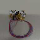 DOITOOL 4Pcs Dollhouse Wall Light Mini Vintage Dollhouse Wall Sconce Lights Decorative Miniature Lamps for DIY Micro Landscape Sand Table Ornaments - Golden