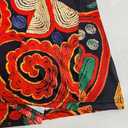 Tunic Dress for Women Long Sleeve Crew Neck Vintage Printed T Shirt Dress Pullover Loose Fit Swing Midi Dress (Small, A01 Khaki)