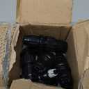 8 Sets Expandable Garden Hose Repair Kit, 3/4 inch Male Female Connectors & Plastic Faucet Adapter for Leaking Hoses (Black)