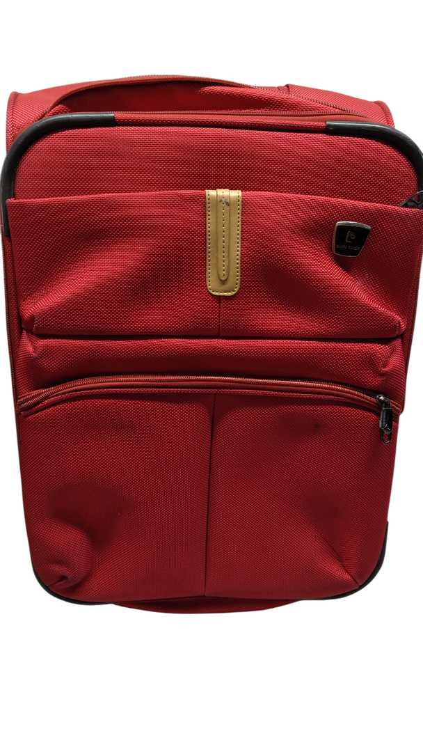Pierre Cardin Luggage With Wheels, 14x22 Inches, Burgundy