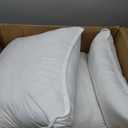 Amazon Basics Down-Alternative Pillows for Stomach and Back Sleepers, Soft Density, Machine Washable, 20 x 36 inches, White, 2-Pack, King