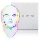 Red Light Therapy for face, 7 Colors LED Face Mask Light Therapy, Led Face Mask Light Therapy At Home, Blue Red Light Therapy Mask for Face
