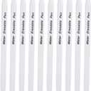 10Pcs Water Erasable Pen, Fabric Marking Pen Fabric Marker Tailoring Tool DIY Water Soluble Erasable Pen DIY Cloth Sewing Accessories (Single Head White)