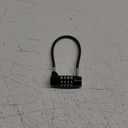 Combination Lock Cable Lock with 4 Digits Cabinet Lock with 7" Cable Length Twist 3.5" Length Durable Cable Ideal for lockers, Gym, Toolbox, Case Small Size Short Cable (7")