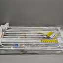 Regalo Safety 29-38.5" Baby Gate for Doorways & Bottom of Stairs, Pressure Mounted Baby Gate with Door for Babies, Toddlers & Pets, Tested & Safe for 30 Years, American Designed, American Owned, White