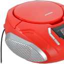 Proscan Elite Portable CD Boombox with AM/FM Radio - Red