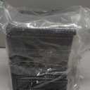 Juvale 4-Layer Rotating Jewelry Organizer - Velvet-Lined Ring Box & Necklace Holder - Earring Organizer & Bracelet Holder - Portable Travel Jewelry Box - Black, 4 x 4 x 5.25 in