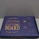 End Grain Wooden Cutting Board for Kitchen 15.5"x 11.5" - Walnut Hardwood Chopping Block with Non Slip Grips - Ideal for Charcuterie & Meat Butcher - Handmade 3D Design Wood (1.1'' Thick, Large)