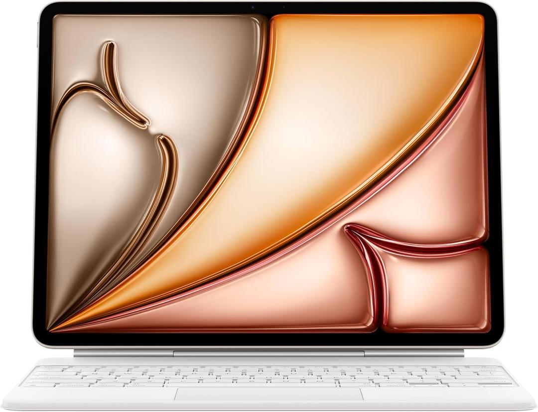 Apple Magic Keyboard: Keyboard and Case for iPad Air 13-inch (M2, M3, and M4), US English White