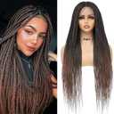 Fashionwigs, Afro Curls Sig+False Eyelashes Off Black,30in