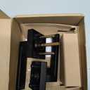 Estmoon 1 Pack Passage Door Handle Matte Black Door Lever, Interior Door Knob Square Heavy Duty NonLocking Handlesets Hall Closet Handle, Reversible for Right & Left Sided Doors