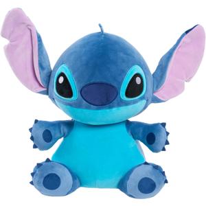 Disney Stitch Comfort Weighted Plush Stitch, 14-inch Stuffed Animal, Alien, Blue, Kids Toys for Ages 3 Up by Just Play